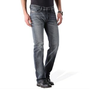Diesel Men's Viker Regular Straight Fit Jeans size W 27 L 30 Wash 008QP or Gray